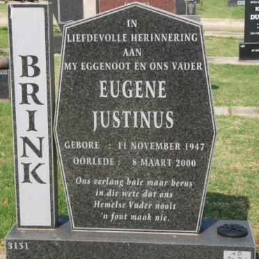 BRINK Eugene Justinus 1947-2000