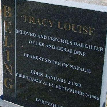 BELING Tracy Louise 1980-1996