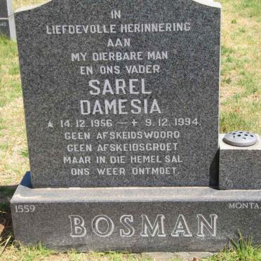 BOSMAN Sarel Damesia 1956-1994