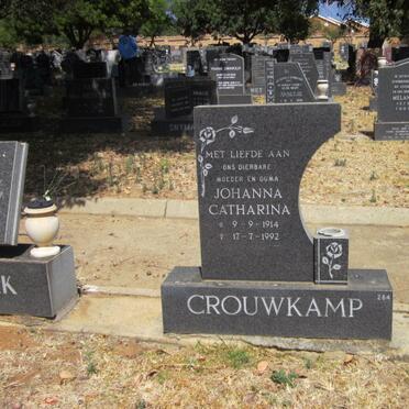 CROUWKAMP Johanna Catharina 1914-1992