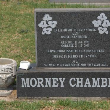 CHAMBERS Morney 1973-2000