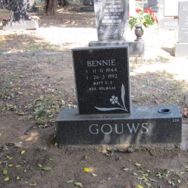 GOUWS Bennie 1944-1992