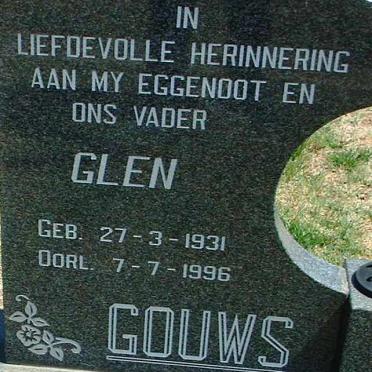 GOUWS Glen 1931-1996