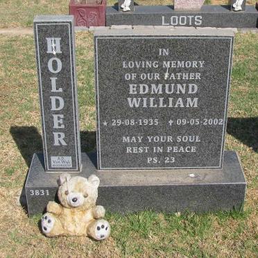 HOLDER Edmund William 1935-2002