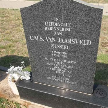 JAARSVELD C.M.S., van 1930-2001