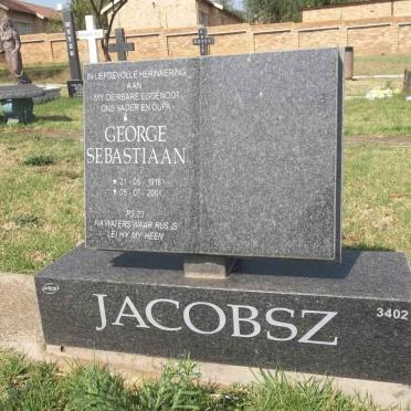 JACOBSZ George Sebastiaan 1918-2001
