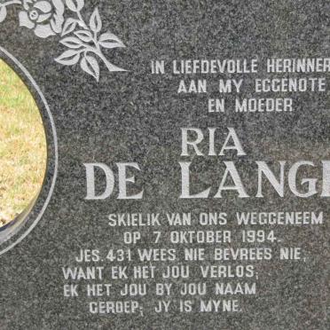 LANGE Ria, de -1994