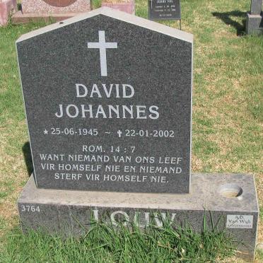LOUW David Johannes 1945-2002