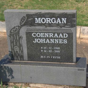 MORGAN Coenraad Johannes 1948-2001