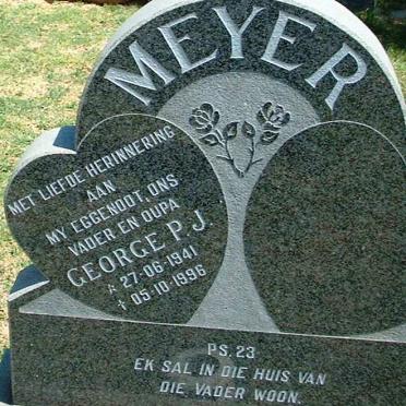 MEYER George P.J. 1941-1996
