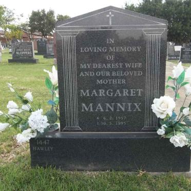 MANNIX Margaret 1957-1995