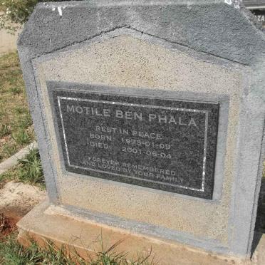 PHALA Motile Ben 1975-2001