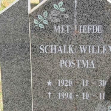 POSTMA Schalk Willem 1920-1994