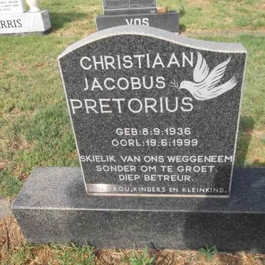 PRETORIUS Christiaan Jacobus 1936-1999