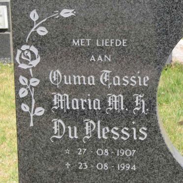 PLESSIS Maria M.H., du 1907-1994