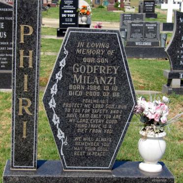 PHIRI Godfrey Milanzi 1984-2000