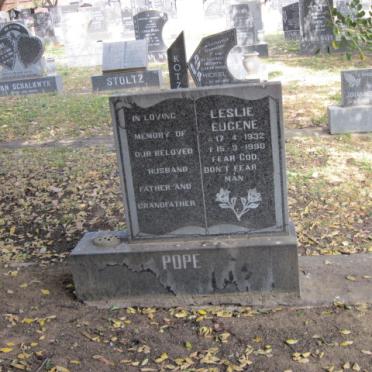 POPE Leslie Eugene 1932-1990