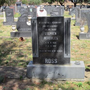 ROSS Stephen Hercules 1954-1992