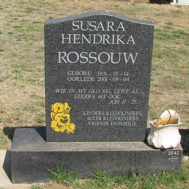 ROSSOUW Susara Hendrika 1931-2001