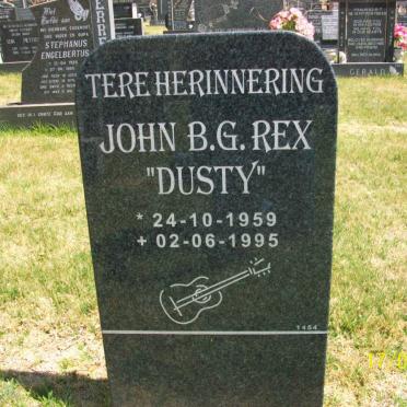 REX John B.G. 1959-1995