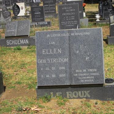 ROUX Ellen, le nee STRYDOM 1936-1990