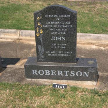 ROBERTSON John 1939-2001