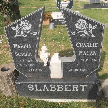 SLABBERT Charlie Malan 1934- &amp; Marina Sophia 1936-1999