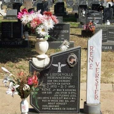 VERSTER René 1970-1992