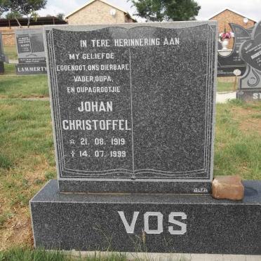 VOS Johan Christoffel 1919-1999
