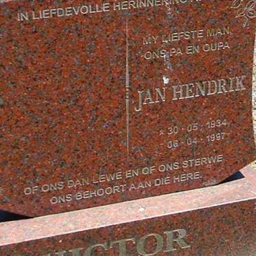 VICTOR Jan Hendrik 1934-1997