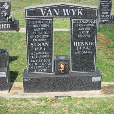 WYK H.P.J., van 1943- &amp; S.E. 1942-2001
