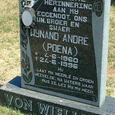 WIELLIGH Wynand André, von 1960-1996