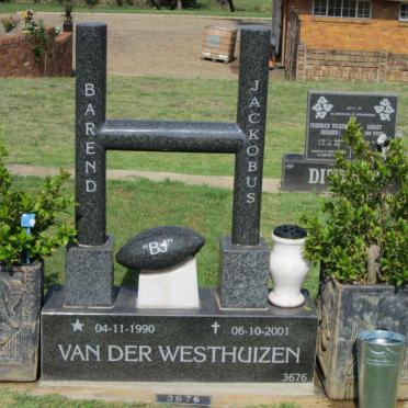 WESTHUIZEN Barend Jackobus, van der 1990-2001