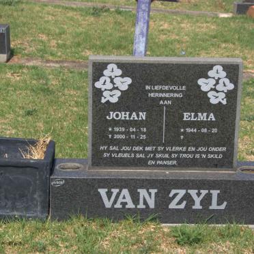 ZYL Johan, van 1939-2000 &amp; Elma 1944-