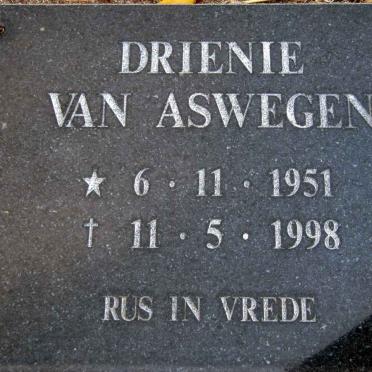 ASWEGEN Drienie, van 1951-1998