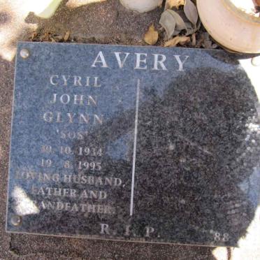 AVERY Cyril John Glynn 1934-1995