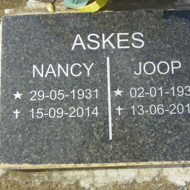 ASKES Joop 1931-2015 &amp; Nancy 1931-2014