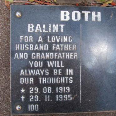 BOTH Balint 1919-1995