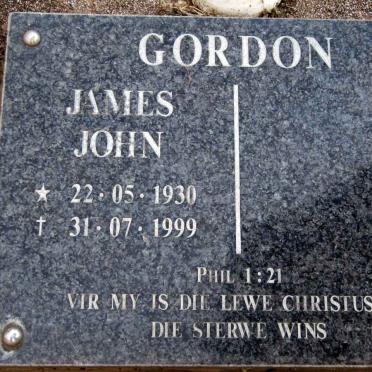 GORDON John James 1930-1999