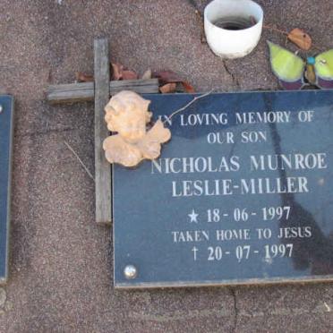 MILLER Nicholas Munroe, Leslie 1997-1997