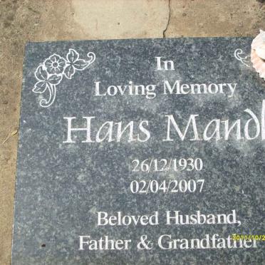 MANDL Hans 1930-2007