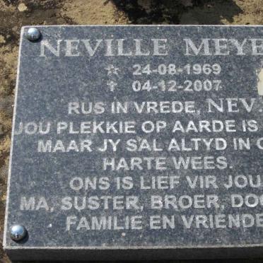MEYER Neville 1969-2007