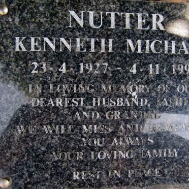 NUTTER Kenneth Michael 1927-1997