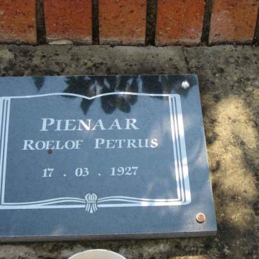 PIENAAR Roelof Petrus 1927