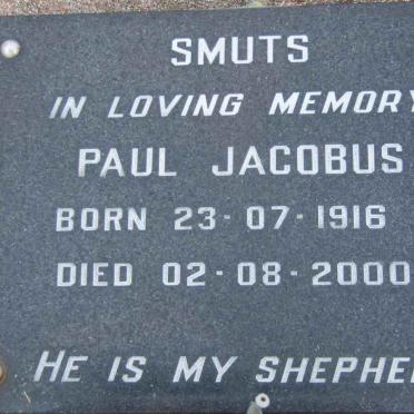 SMUTS Paul Jacobus 1916-2000
