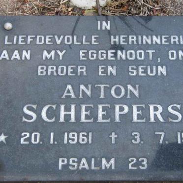 SCHEEPERS Anton 1961-1999
