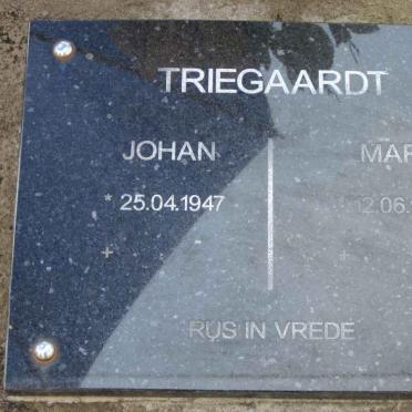 TRIEGAARDT Johan 1947- &amp; Marie 1952-