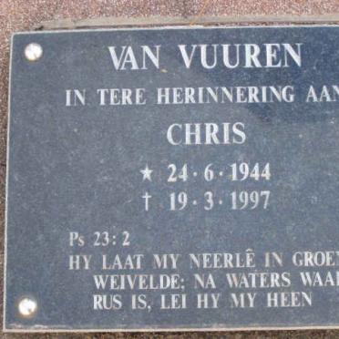 VUUREN Chris, van 1944-1997
