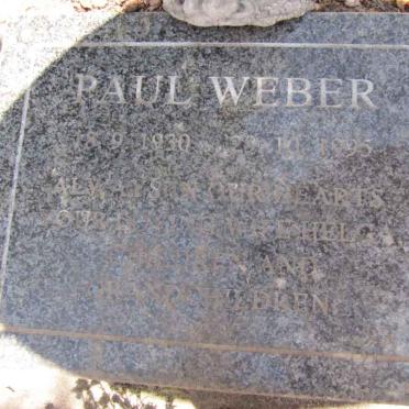 WEBER Paul 1930-1995