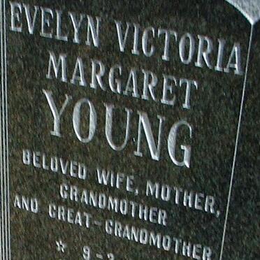 YOUNG Evelyn Victoria Margaret 1922-1997